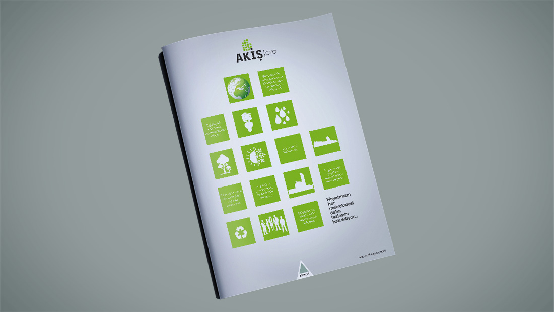 Akiş gyo basın ilanı tasarımı