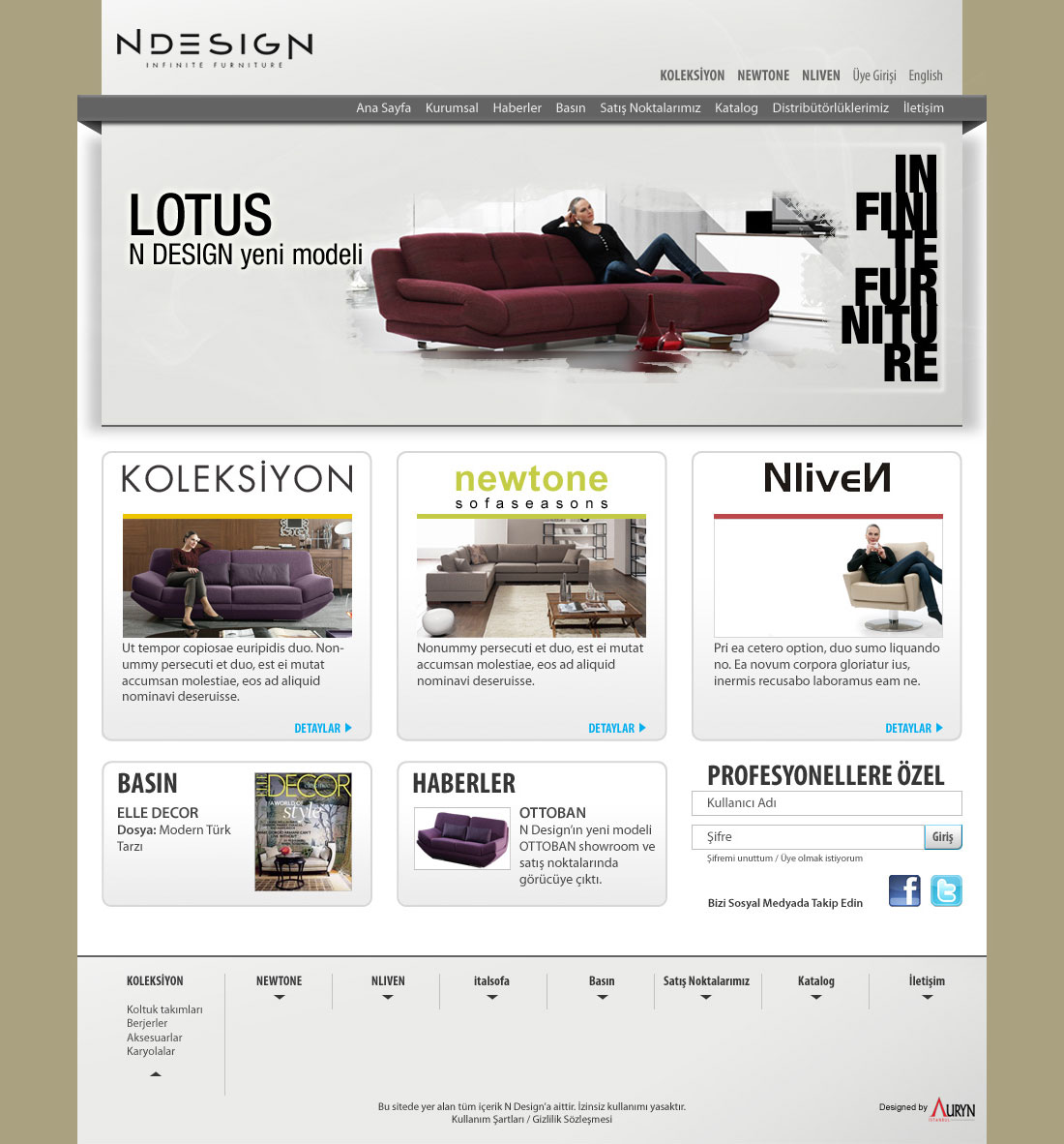 N Design web site tasarımı