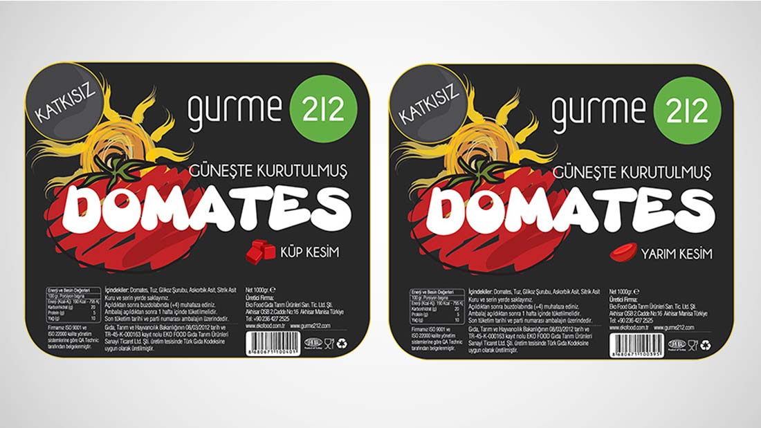 Gurme 212 ambalaj tasarımı