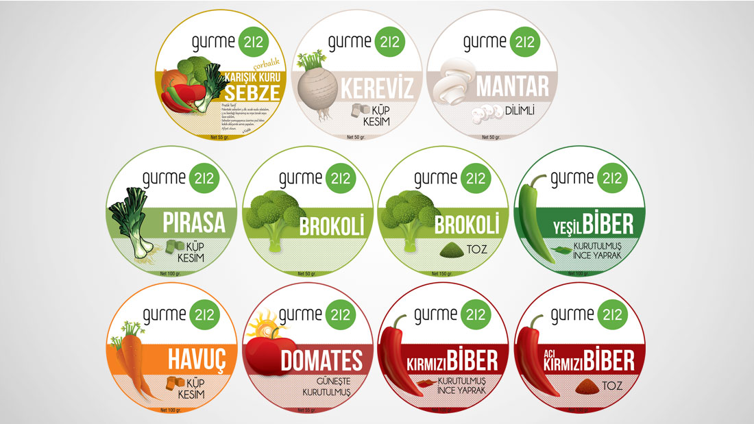 Gurme 212 ambalaj tasarımı